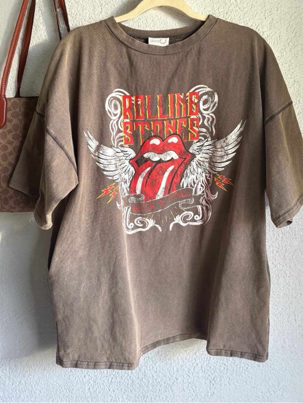 Rolling Stones Official - Tshirt Dress with Pockets Size Large